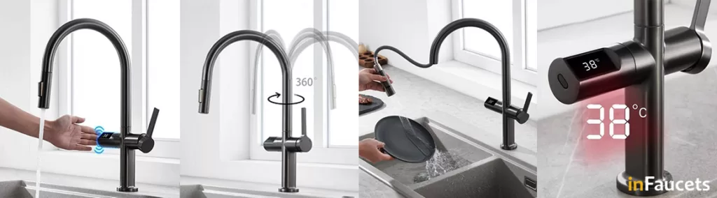 touchless bathroom faucet-electricity