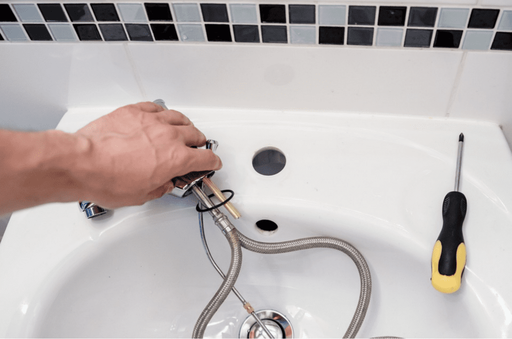 replace a faucet ceramic cartridge-Remove-the-Faucet