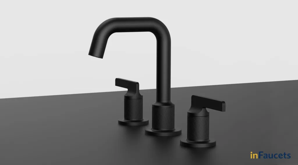 black matte square bathroom faucet-black-matte-faucets-scaled