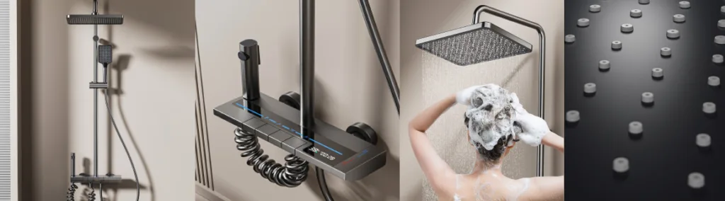 high-pressure shower