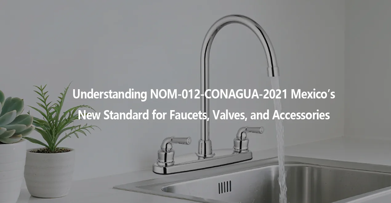 Understanding NOM 012 CONAGUA 2021 Mexicos New Standard for Faucets Valves and Accessories