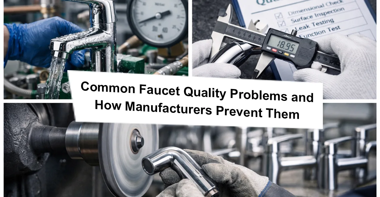 Common Faucet Quality Problems and How Manufacturers Prevent Them