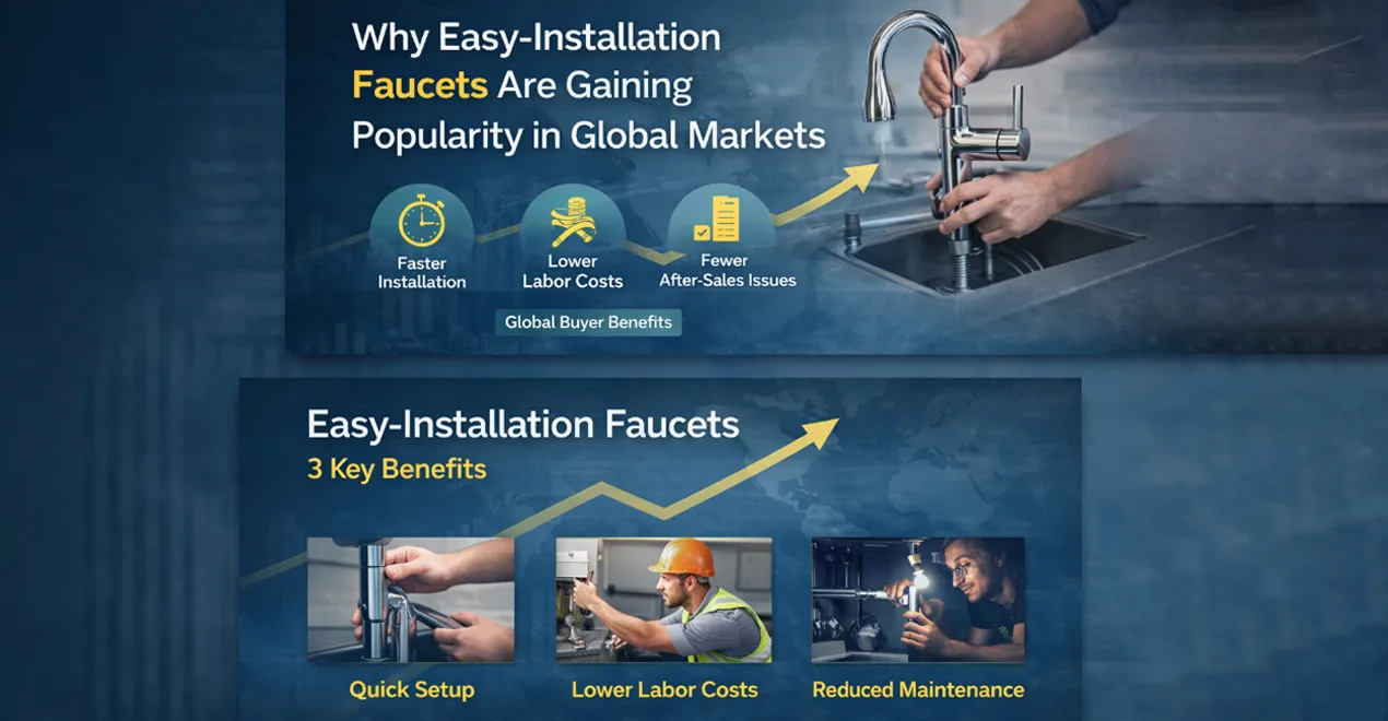 Why Easy Installation Faucets Are Gaining Popularity in Global Markets