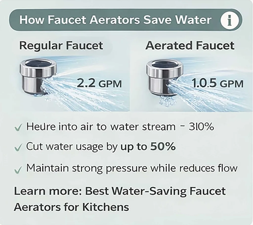 How Faucet Aerators Save Water