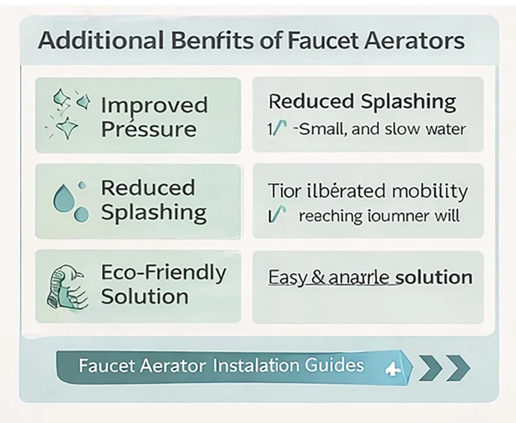 additional benfits of faucet aerators