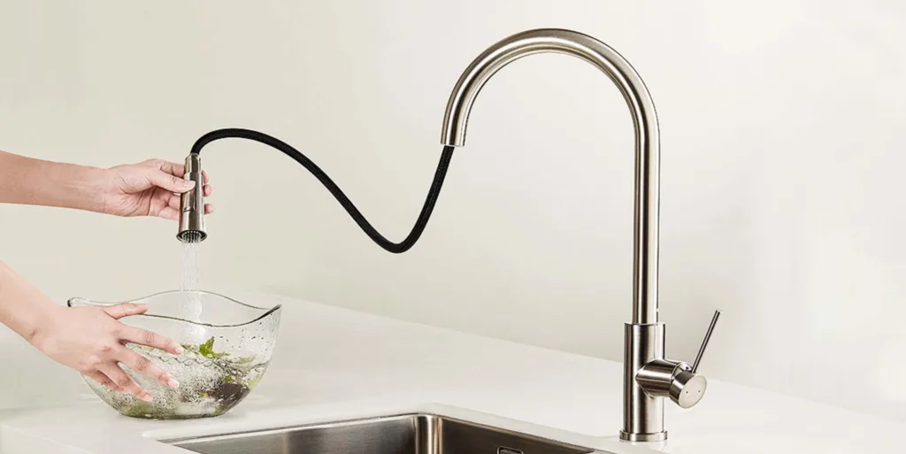 pull out stainless steel faucets