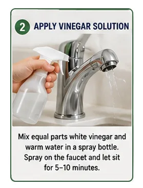 Apply Vinegar Solution
