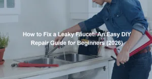 How to Fix a Leaky Faucet Easy DIY Repair Guide for Beginners
