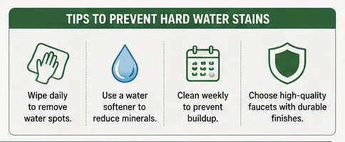 How to Prevent Hard Water Stains on Faucets