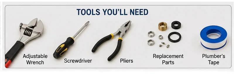 Tools Needed to Fix a Leaky Faucet