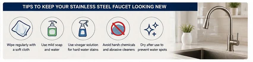 Stainless Steel Kitchen Faucets