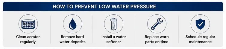 How to Prevent Low Water Pressure