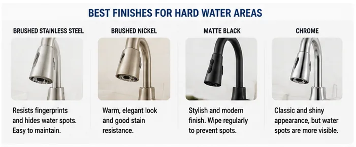 Best Faucet Finishes for Hard Water Areas
