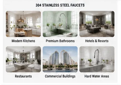 304 Stainless Steel Faucets