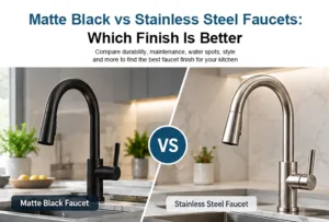 Matte Black vs Stainless Steel Faucets Which Finish Is Better
